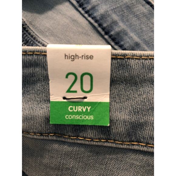 RE Generation Women's Size 20 High Rise Curvy Conscious NEW - Picture 7 of 8